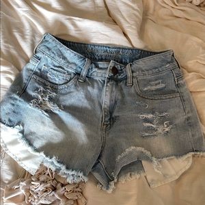 American eagle denim shorts high waisted
